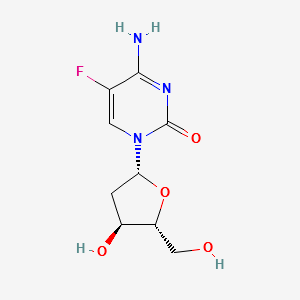 5-Fluoro-2'-deoxycytidine structure, CAS 10356-76-0