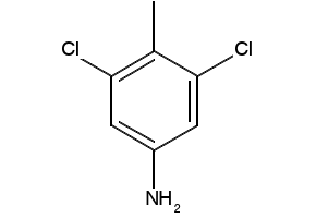 3,5-Dichloro-4-methylaniline structure, CAS 54730-35-7