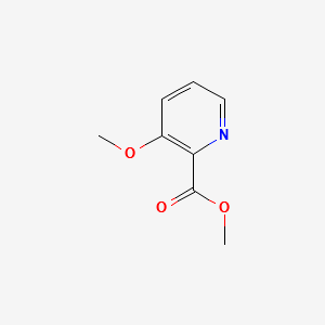 3-Methoxypyridine-2-carboxylicacidmethylester structure, CAS 24059-83-4