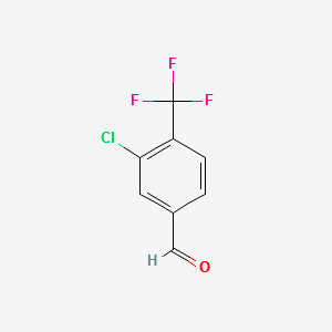 3-Chloro-4-(trifluoromethoxy)benzaldehyde structure, CAS 83279-38-3