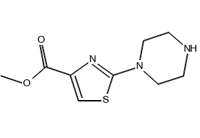 Ethyl2-piperazin-1-yl-thiazole-4-carboxylate structure, CAS 104481-24-5