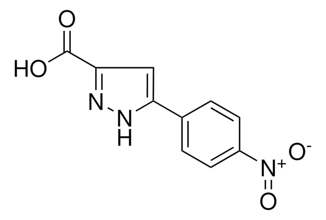 5-(4-Nitrophenyl)-1H-Pyrazole-3-Carboxylicacid structure, CAS 189083-63-4