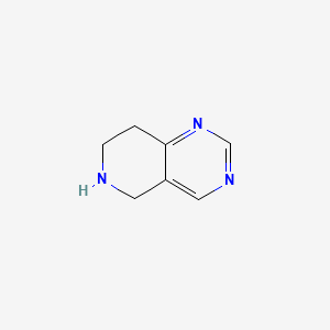 5,6,7,8-Tetrahydropyrido[4,3-D]Pyrimidine structure, CAS 192869-50-4