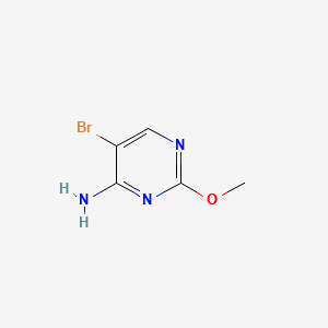 5-Bromo-2-Methoxypyrimidin-4-Ylamine structure, CAS 148214-56-6