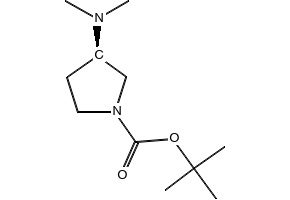 (R)-1-Boc-3-(Dimethylamino)pyrrolidine structure, CAS 1004538-33-3
