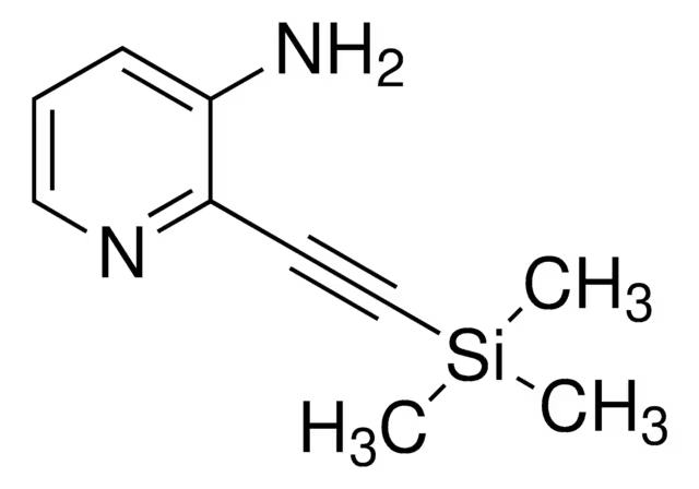 3-((Trimethylsilyl)ethynyl)pyrazin-2-amine structure, CAS 1005349-12-1