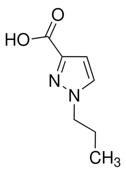 1-Propyl-1H-pyrazole-3-carboxaldehyde structure, CAS 1006349-16-1