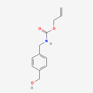 Allyl4-(hydroxymethyl)benzylcarbamate structure, CAS 1007859-08-6