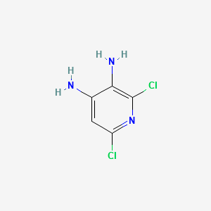 2,6-Dichloropyridine-3,4-diamine structure, CAS 101079-63-4