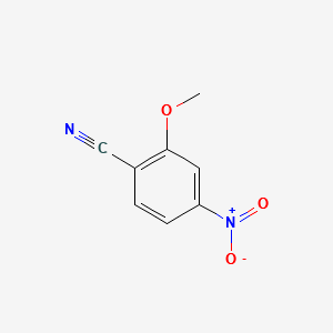 2-Methoxy-4-nitrobenzonitrile structure, CAS 101084-96-2