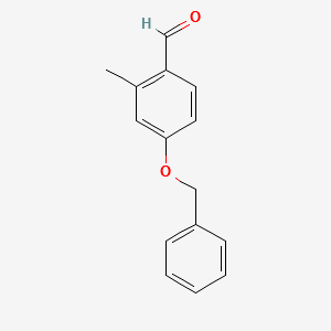 2-Methyl-4-benzyloxybenzaldehyde structure, CAS 101093-56-5