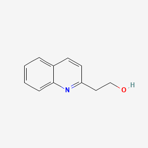 2-(2-HydroxyEthyl)quinoline structure, CAS 1011-50-3