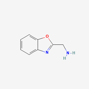 Benzo[d]oxazol-2-yl-methanamine structure, CAS 101333-98-6