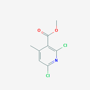 Methyl2,6-dichloro-4-MethylNicotinate structure, CAS 1013648-04-8