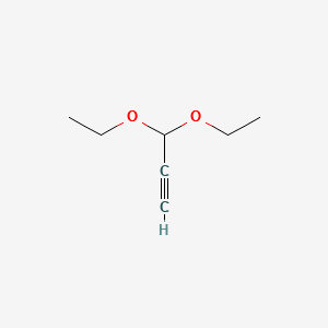 Propargylaldehydediethylacetal structure, CAS 10160-87-9