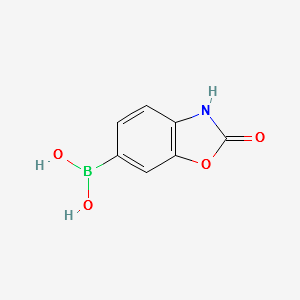 2-Oxo-2,3-dihydrobenzo[d]oxazol-6-yl-boronicacid structure, CAS 1016644-38-4