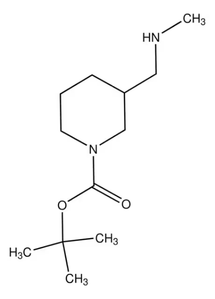 Tert-Butyl3-((methylamino)methyl)piperidine-1-carboxylate structure, CAS 1017356-25-0