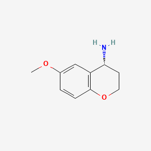 (R)-6-Methoxychroman-4-amine structure, CAS 1018978-89-6