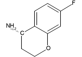 (S)-7-Fluorochroman-4-amine structure, CAS 1018978-91-0