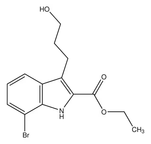Methyl4-bromo-1H-indole-3-carboxylate structure, CAS 101909-43-7