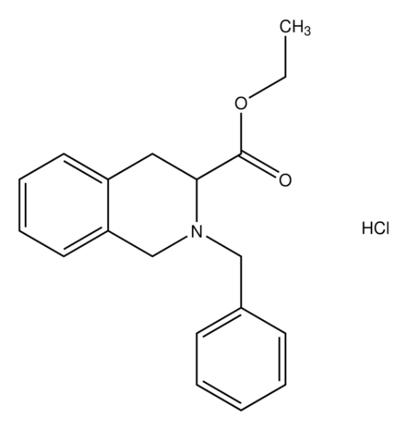 2-Ethyl-1,2,3,4-tetrahydro-3-isoquinolinecarboxylicacid structure, CAS 1022919-86-3