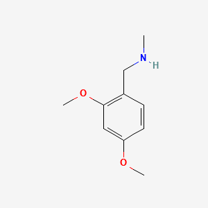 N-(2,4-Dimethoxybenzyl)-N-methylamine structure, CAS 102503-23-1