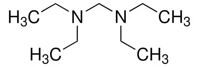 N,N,N',N'-Tetraethyldiaminomethane structure, CAS 102-53-4