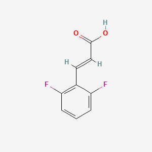2,6-Difluorocinnamicacid structure, CAS 10282-89-3