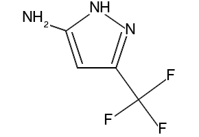 3-(Trifluoromethyl)-1H-pyrazol-5-amine structure, CAS 1028843-19-7