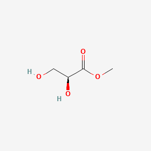 (S)-Methyl2,3-dihydroxypropanoate structure, CAS 10303-88-5