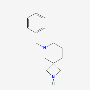 6-Benzyl-2,6-diazaspiro[3.5]nonane structure, CAS 1031817-83-0