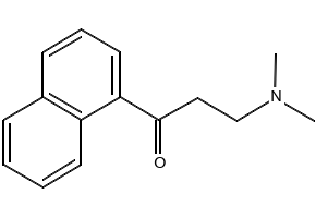 3-(Dimethylamino)-1-(naphthalen-5-yl)propan-1-one structure, CAS 10320-49-7