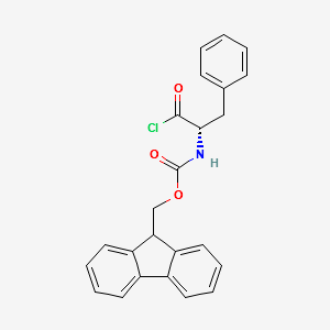 Fmoc-L-phenylalanylchloride structure, CAS 103321-57-9