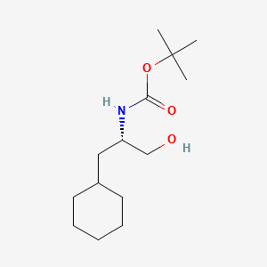 Boc-beta-cyclohexyl-L-alaninol structure, CAS 103322-56-1