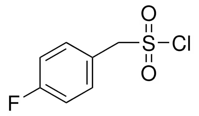 4-(Fluorophenyl)methanesulfonylchloride structure, CAS 103360-04-9