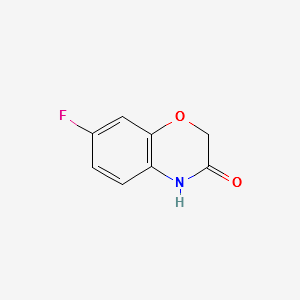 7-Fluoro-2H-1,4-benzoxazin-3(4H)-one structure, CAS 103361-99-5