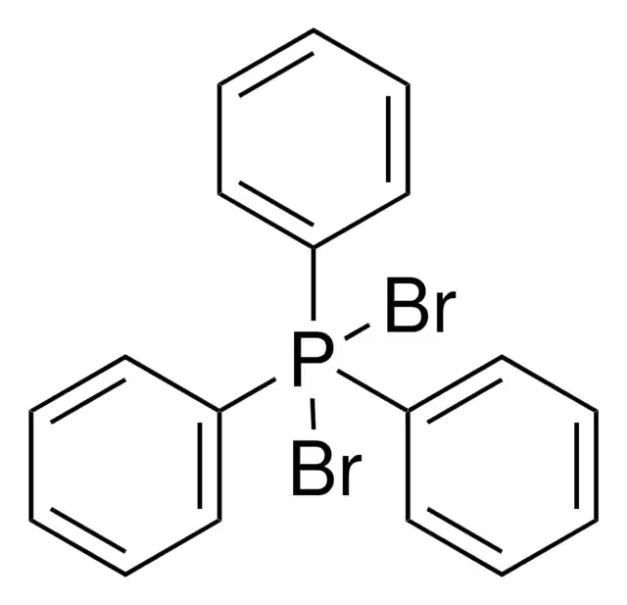 Triphenylphosphinedibromide structure, CAS 1034-39-5