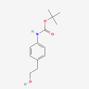 N-Boc-2-(4-Aminophenyl)ethanol structure, CAS 104060-23-3