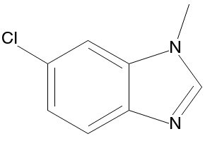 6-Chloro-1-methyl-1H-benzimidazole structure, CAS 10406-94-7