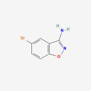 5-Bromobenzo[D]Isoxazol-3-Ylamine structure, CAS 455280-00-9