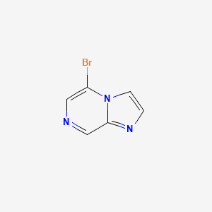 5-Bromoimidazo[1,2-A]Pyrazine structure, CAS 87597-26-0