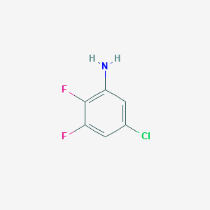 5-Chloro-2,4-Difluoroaniline structure, CAS 870606-45-4