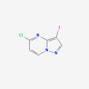 5-Chloro-3-Iodopyrazolo[1,5-A]Pyrimidine structure, CAS 923595-58-8