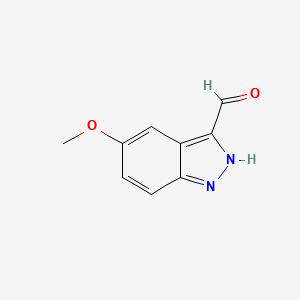 5-Methoxy-1H-Indazole-3-Carbaldehyde structure, CAS 169789-37-1