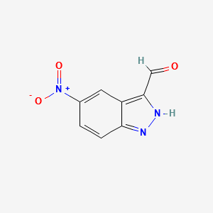 5-Nitro-1H-Indazole-3-Carbaldehyde structure, CAS 677702-36-2