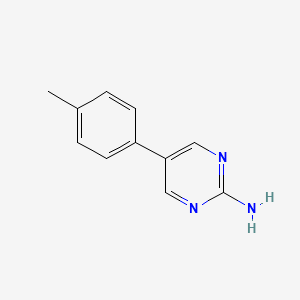 5-P-Tolylpyrimidin-2-Ylamine structure, CAS 31408-17-0