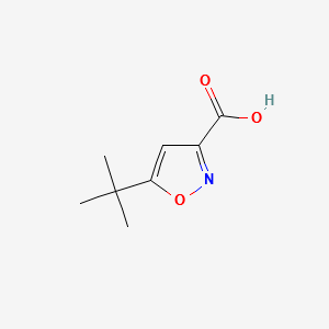 5-T-Butyl-Isoxazole-3-Carboxylicacid structure, CAS 90607-21-9