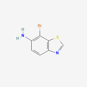 6-Amino-7-Bromobenzothiazole structure, CAS 769-20-0