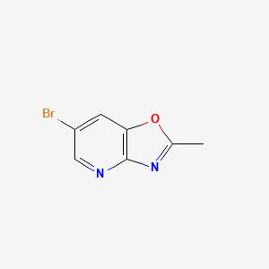 6-Bromo-2-Methyloxazolo[4,5-B]Pyridine structure, CAS 494747-09-0