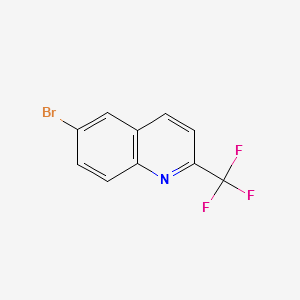 6-Bromo-2-Trifluoromethylquinoline structure, CAS 176722-64-8